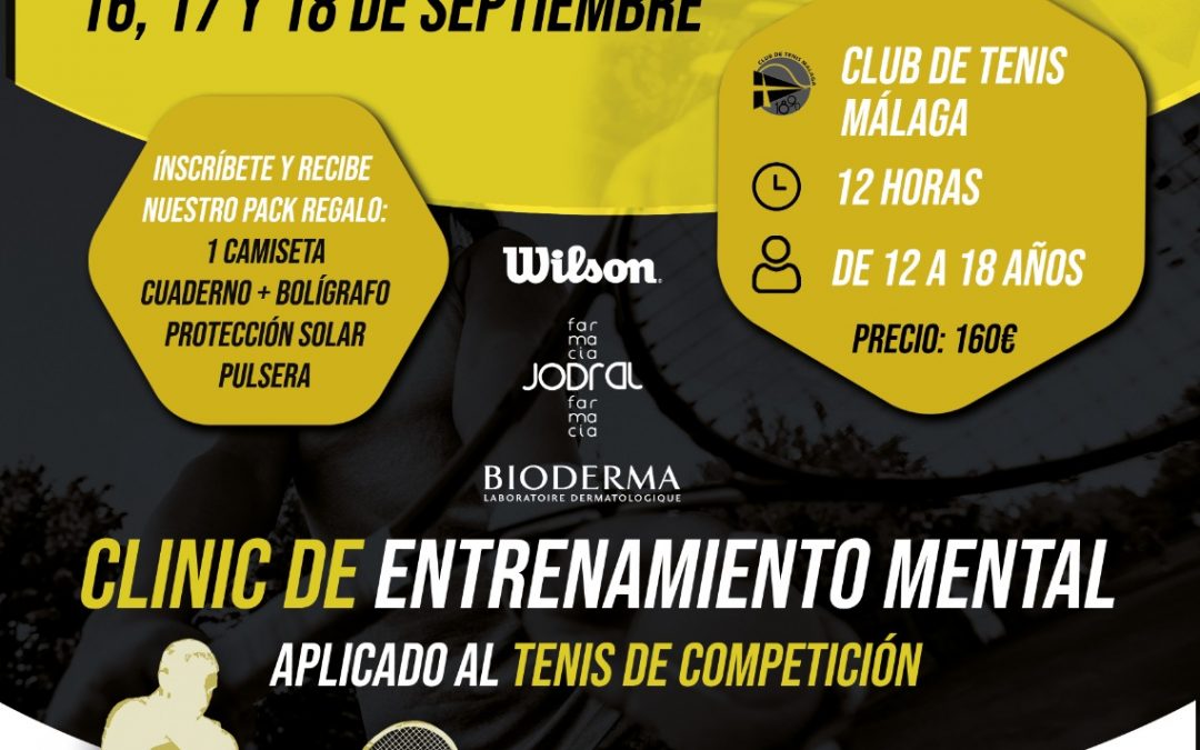 Clinic de Entrenamiento Mental aplicado al tenis de competición