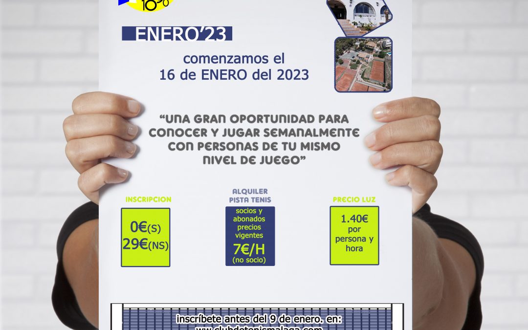 LIGA DE TENIS ENERO 2023