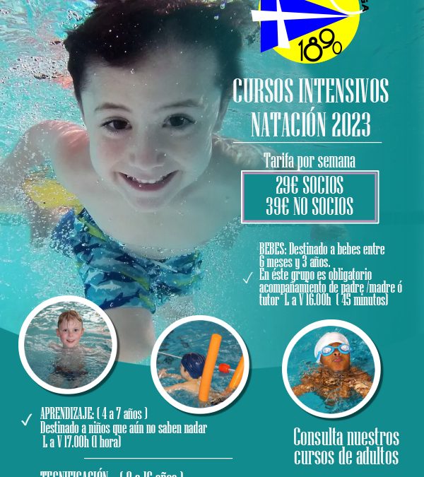 CURSO INTENSIVO NATACIÓN