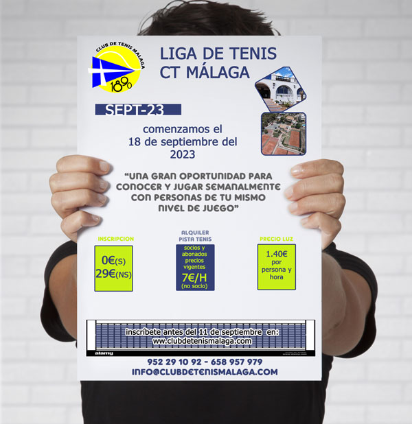 LIGA DE TENIS SEPTIEMBRE 2023