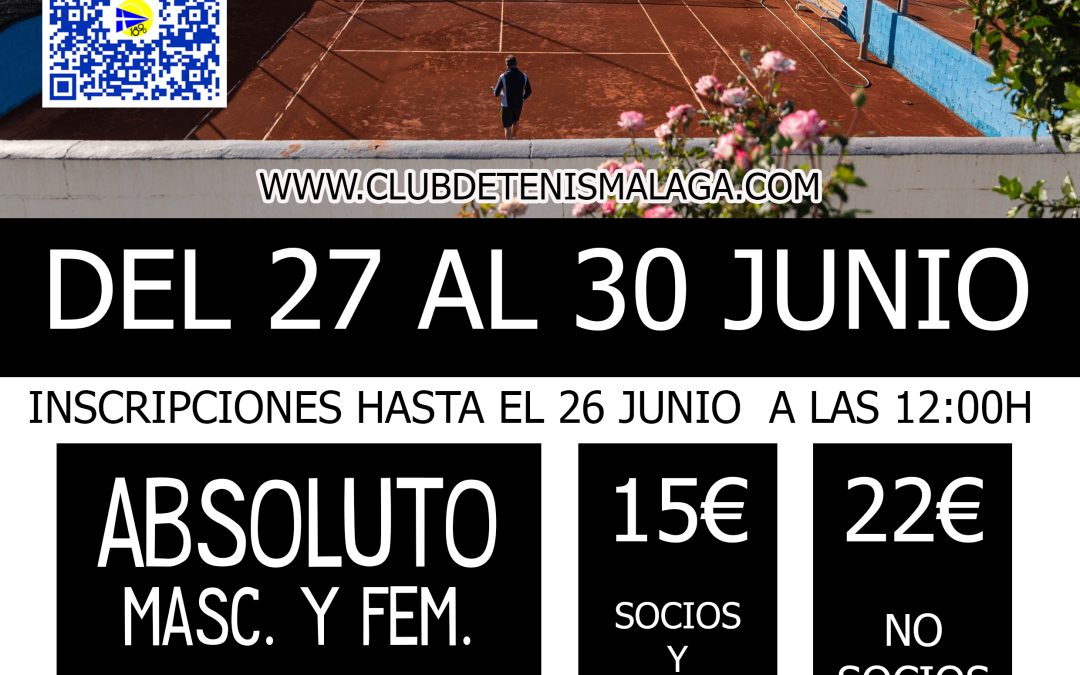 TORNEO DE TENIS ABSOLUTO