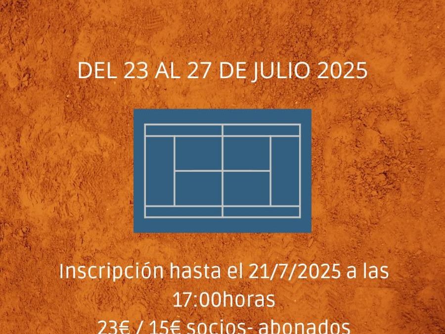 TORNEO ABSOLUTO DE TENIS