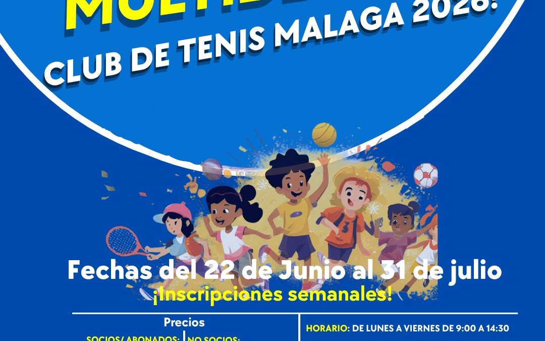 ¡El verano de tu vida se juega en nuestro Club! 🎾⚽
