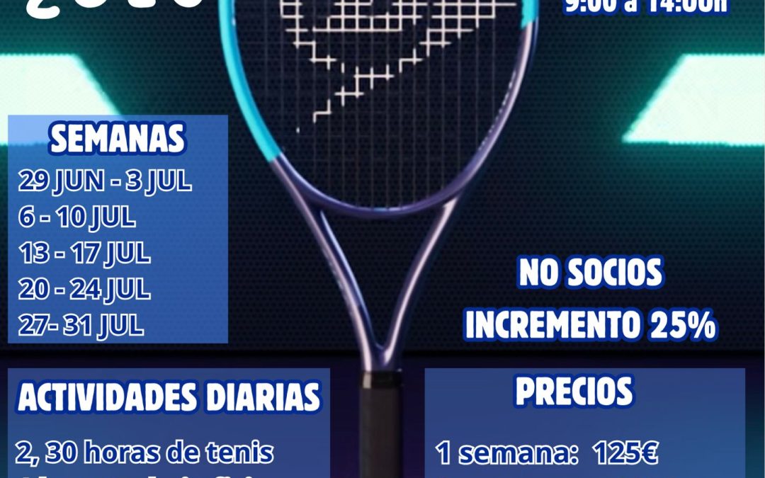 INTENSIVO TENIS 2026