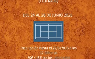 Torneo de Tenis 24-28 de junio