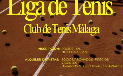LIGA DE TENIS SEPTIEMBRE 2026