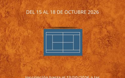 Torneo tenis octubre 2026